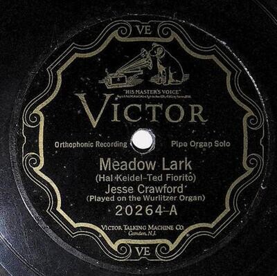 Crawford, Jesse / Meadow Lark | Victor 20264 | November 1926