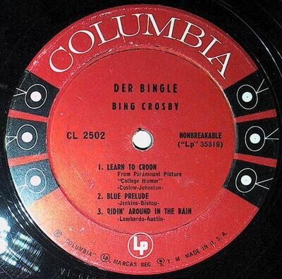 Crosby, Bing / Der Bingle | Columbia CL-2502 | House Party Series | 1955