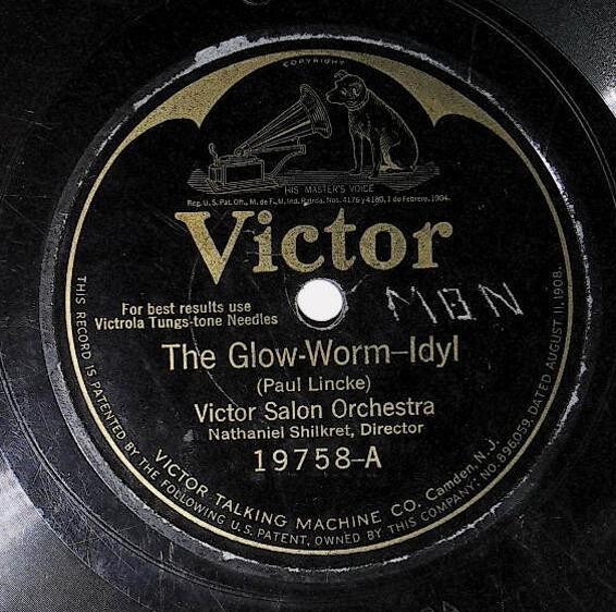 Victor Salon Orchestra / The Glow-Worm | Victor 19758 | September 1925