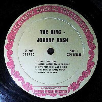 Cash, Johnny / The King | Columbia Musical Treasuries DS-608 | Stereo | 1973