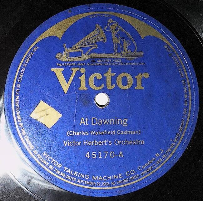 Herbert, Victor / At Dawning | Victor 45170 | December 1919