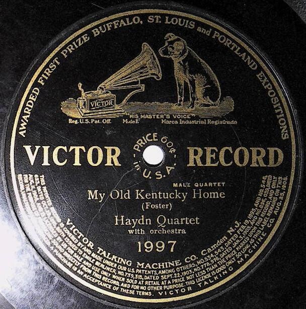 Haydn Quartet / My Old Kentucky Home | Victor 1997 | One-Sided | 1906