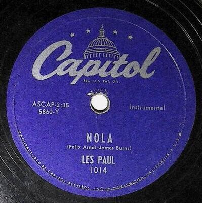 Paul, Les / Nola | Capitol 1014 | May 1950