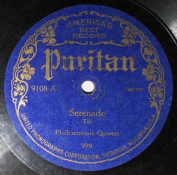Philharmonic Quartet / Serenade | Puritan 9108 | Quartet