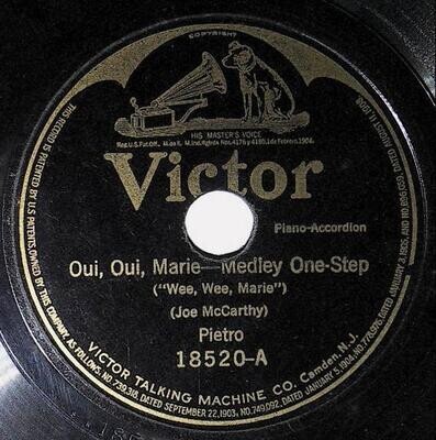 Pietro / Oui, Oui, Marie | Victor 18520 | March 1919