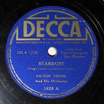 Young, Victor / Stardust | Decca 1828 | Jane Rhodes | 1938