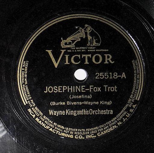 King, Wayne / Josephine | Victor 25518 | December 1936