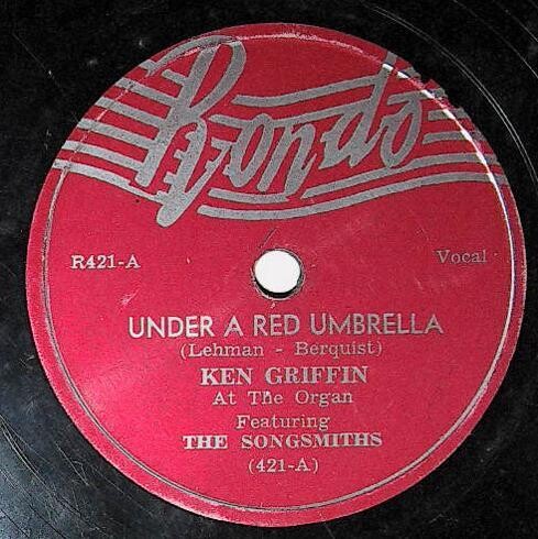 Griffin, Ken / Under a Red Umbrella | Rondo R421 | Half a Heart