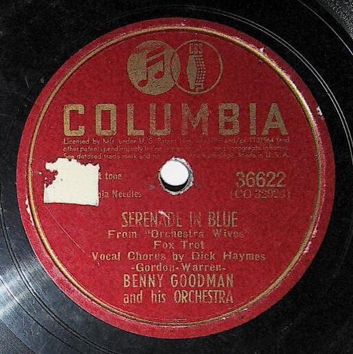 Goodman, Benny / Serenade in Blue | Columbia 36622 | July 1942