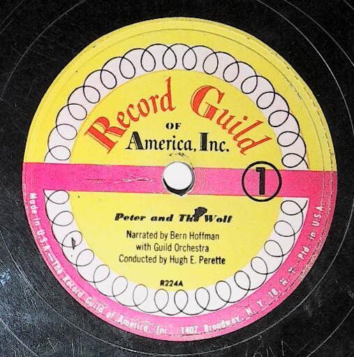 Hoffman, Bern / Peter and The Wolf | Record Guild of America R-224