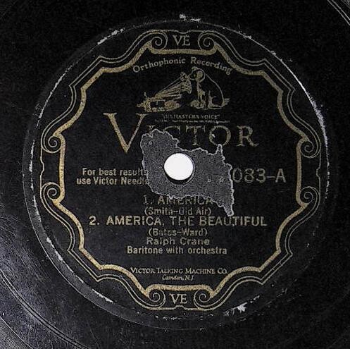 Crane, Ralph / America + 3 | Victor 22083 | June 1929
