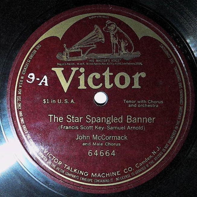 McCormack, John / The Star Spangled Banner | Victor 64664 | May 1917 | One-Sided