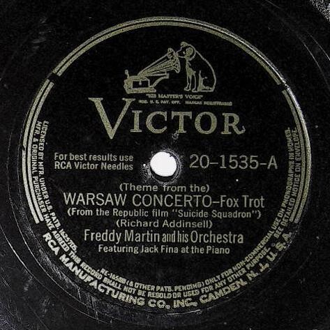 Martin, Freddy / Warsaw Concerto | Victor 20-1535 | June 1943
