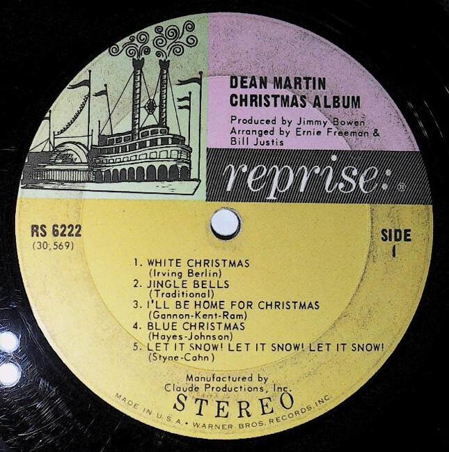 Martin, Dean / The Dean Martin Christmas Album | Reprise RS-6222