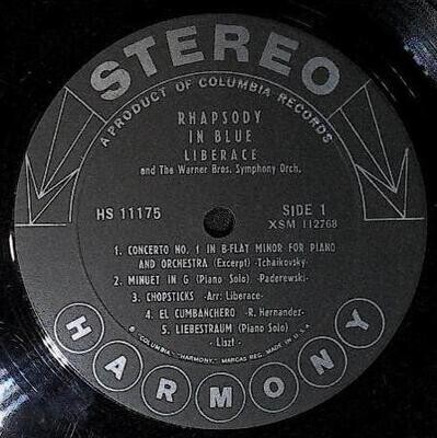 Liberace / Rhapsody in Blue | Harmony HS-11175 | Stereo | 1966