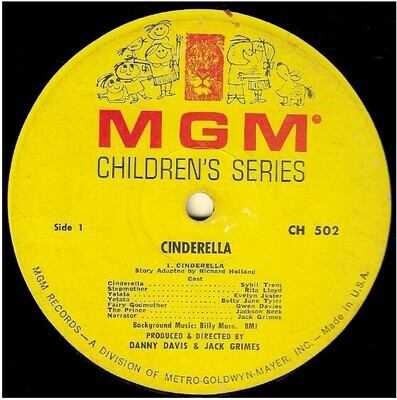 Original Cast / Cinderella - Hansel and Gretel | MGM Children&#39;s Series CH-502 | Mono | 1963
