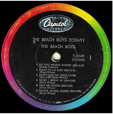 Beach Boys, The / The Beach Boys Today! | Capitol T-2269 | March 1965