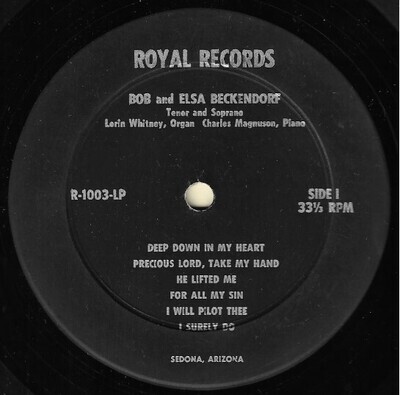 Beckendorf, Bob + Elsa / Songs of the Heart | Royal R-1003 | Sedona, Arizona