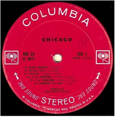 Chicago / Chicago II | Columbia KGP-24 | January 1970