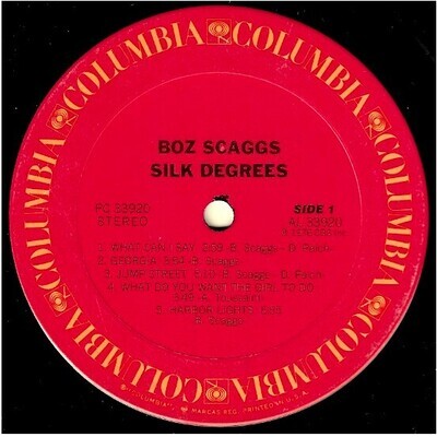 Scaggs, Boz / Silk Degrees | Columbia PC-33920 | February 1976