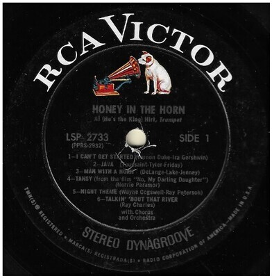 Hirt, Al / Honey In the Horn | RCA Victor LSP-2733 | Stereo | August 1963