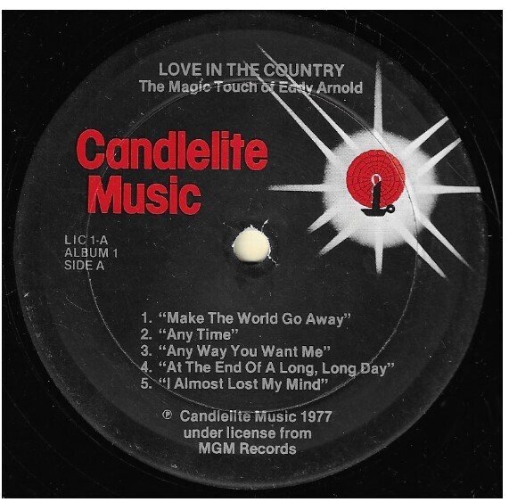 Arnold, Eddy / Love in the Country - The Magic Touch of Eddy Arnold | Candlelite Music LIC-1,2,3 | Three LP | 1977