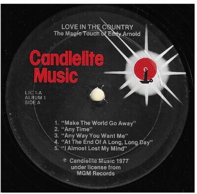 Arnold, Eddy / Love in the Country - The Magic Touch of Eddy Arnold | Candlelite Music LIC-1,2,3 | Three LP | 1977