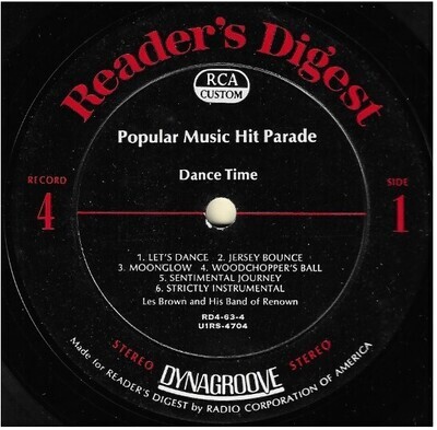 Brown, Les / Popular Music Hit Parade - Record 4 | Reader&#39;s Digest RD4-63-4 | Stereo | 1968