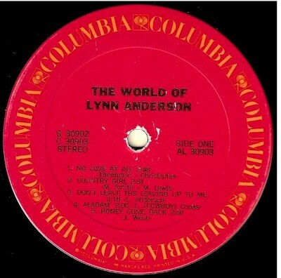 Anderson, Lynn / The World of Lynn Anderson | Columbia G-30902 | Double LP | 1971