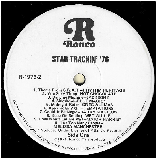 Various Artists / Star Trackin&#39; &#39;76 | Ronco R-1976-2 | 1976