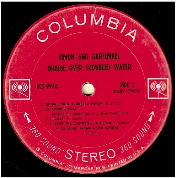Simon + Garfunkel / Bridge Over Troubled Water | Columbia KCS-9914 | January 1970