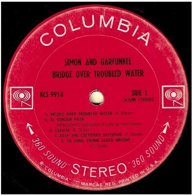 Simon + Garfunkel / Bridge Over Troubled Water | Columbia KCS-9914 | January 1970