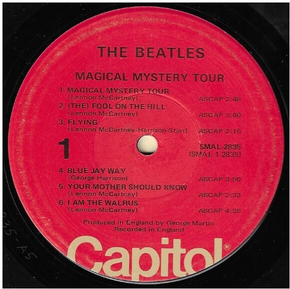 Beatles, The / Magical Mystery Tour | Capitol SMAL-2835 | November 1967