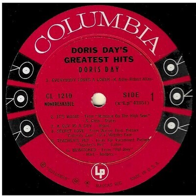 Day, Doris / Greatest Hits | Columbia CL-1210 | Mono | 1958