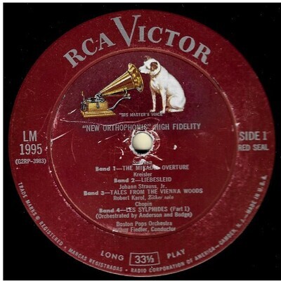 Fiedler, Arthur / Getting Friendly With Music | RCA Victor Red Seal LM-1995 | Boston Pops Orchestra | 1956