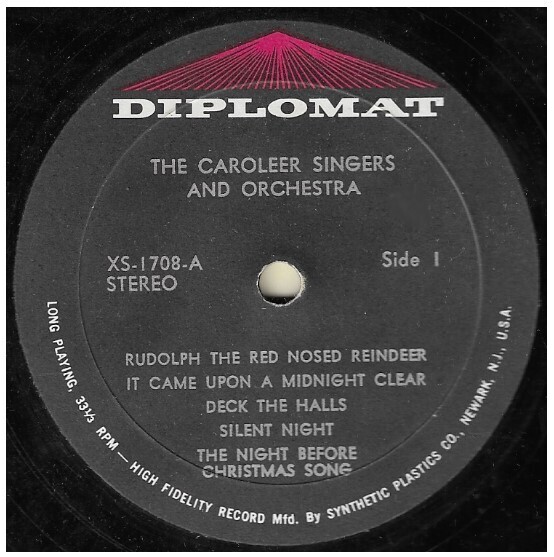 Caroleer Singers and Orchestra / Rudolph the Red Nosed Reindeer | Diplomat XS-1708 | Stereo | 1971