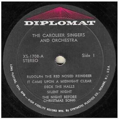 Caroleer Singers and Orchestra / Rudolph the Red Nosed Reindeer | Diplomat XS-1708 | Stereo | 1971