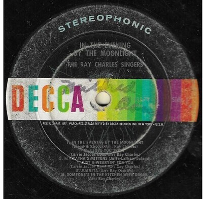 Charles, Ray (Singers) / In the Evening By the Moonlight | Decca DL-78874 | Stereo | 1959