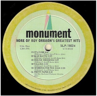 Orbison, Roy / More of Roy Orbison&#39;s Greatest Hits | Monument SLP-18024 | July 1964