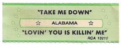 Alabama / Take Me Down | RCA 13210 | May 1982