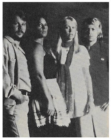 Abba / Group Photo-Standing-Agnetha 2nd from Right | 1970s