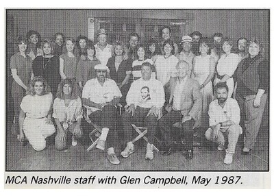 Campbell, Glen / With MCA Nashville Staff | May 1987