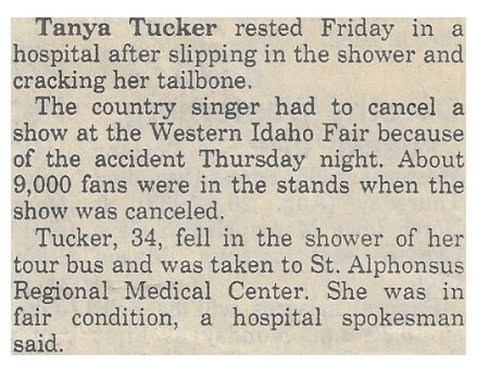 Tucker, Tanya / Slipping in the Shower | August 1993