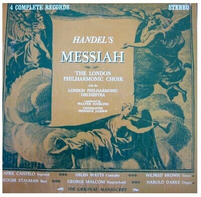 London Philharmonic Choir / Handel's Messiah | Alshire ASC-4 | Box Set | 1960s
