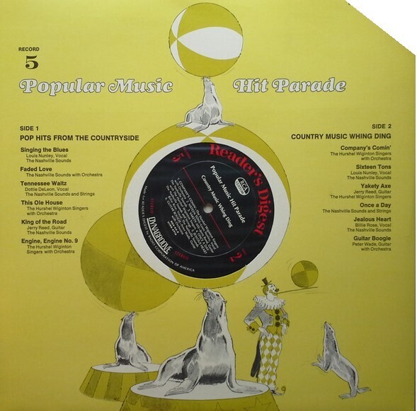 Various Artists / Popular Music Hit Parade - Record 5 | Reader's Digest RD4-63-5 | Stereo | 1968