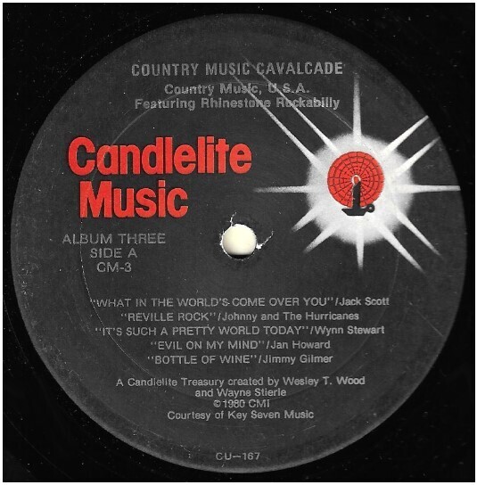 Various Artists / Country Music Cavalcade - Country Music, U.S.A. | Candlelite Music CM-3 | 1980