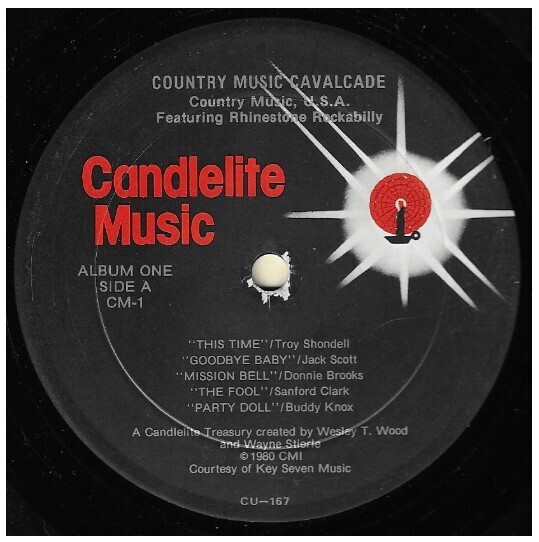 Various Artists / Country Music Cavalcade - Country Music, U.S.A. | Candlelite Music CM-1 | 1980
