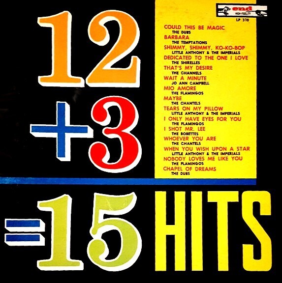 Various Artists / 12 + 3 = 15 Hits | End LP-310 | 1960