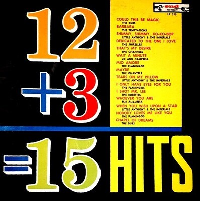 Various Artists / 12 + 3 = 15 Hits | End LP-310 | 1960