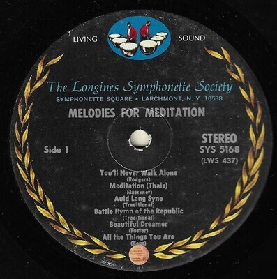 Longines Symphonette / Melodies For Meditation | Longines SYS-5168 | Stereo